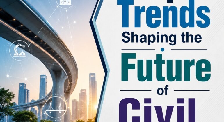 Top Trends Shaping the Future of Civil Construction in India 5 Organizations such as Divyakush Constructions are embracing this transformation by combining engineering expertise, modern construction technologies, and customer-focused solutions to deliver industrial infrastructure that meets future demands.