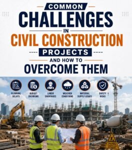 Common Challenges in Civil Construction Projects and How to Overcome Them