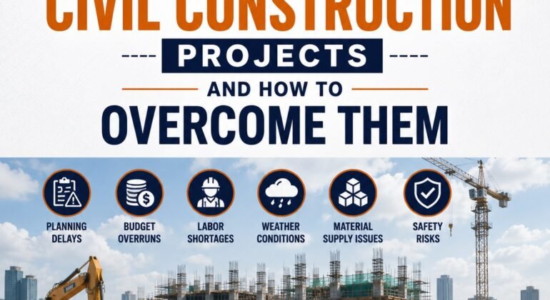 Common Challenges in Civil Construction Projects and How to Overcome Them