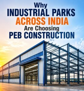 Why Industrial Parks Across India Are Choosing PEB Construction 1 Developers of industrial parks, logistics hubs, manufacturing clusters, and Special Economic Zones (SEZs) are under increasing pressure to deliver high-quality facilities within tight timelines and budgets. To meet these demands, Pre-Engineered Buildings (PEB) have become the preferred construction solution.