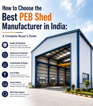 How to Choose the Best PEB Shed Manufacturer in India: A Complete Buyer’s Guide