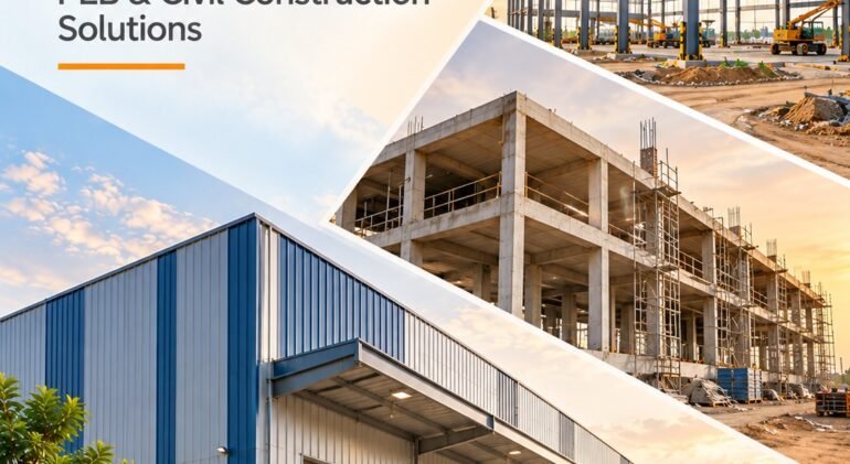 Industrial Construction Company in India: PEB & Civil Construction Solutions 5 Industrial Construction Company in India: PEB & Civil Construction Solutions